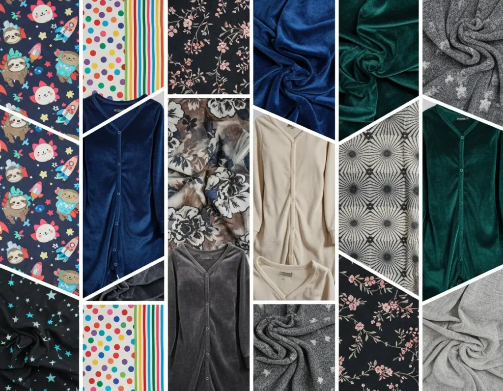 Différentes variétés de onesies