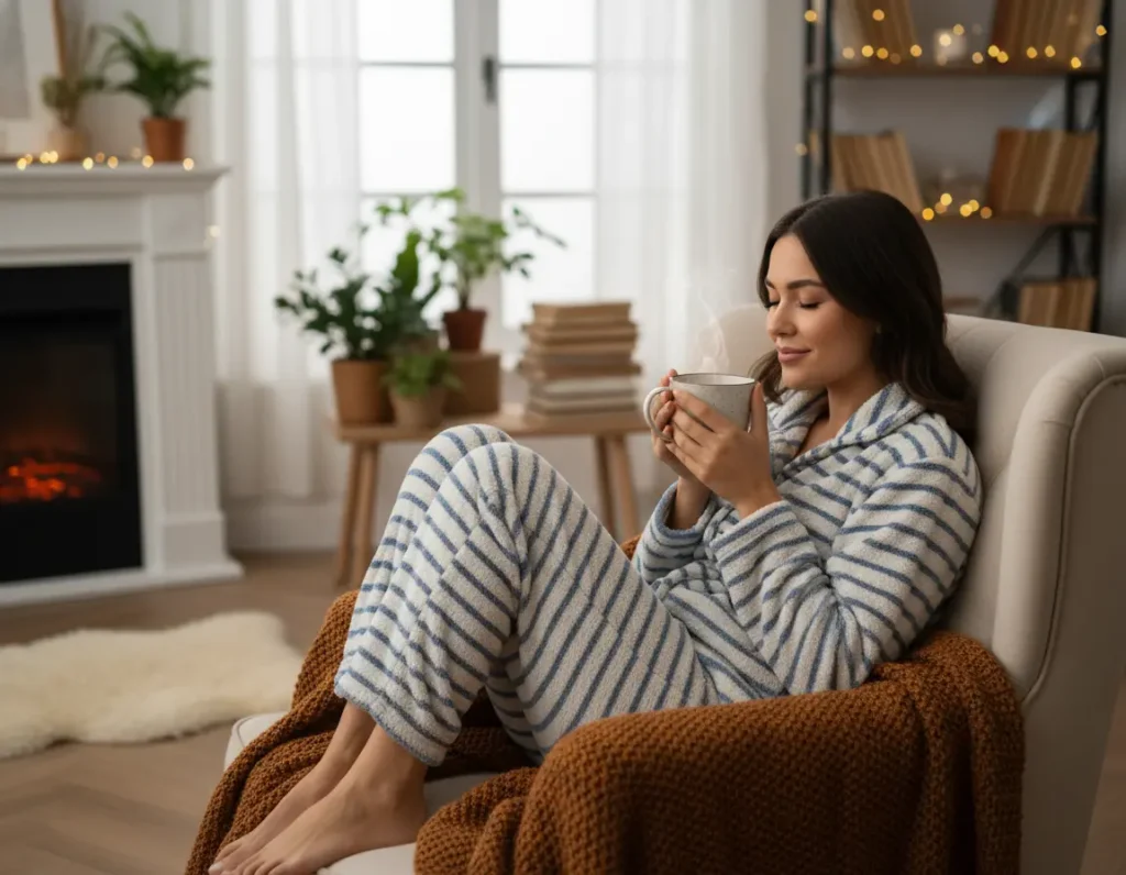 Vêtements rayés variés